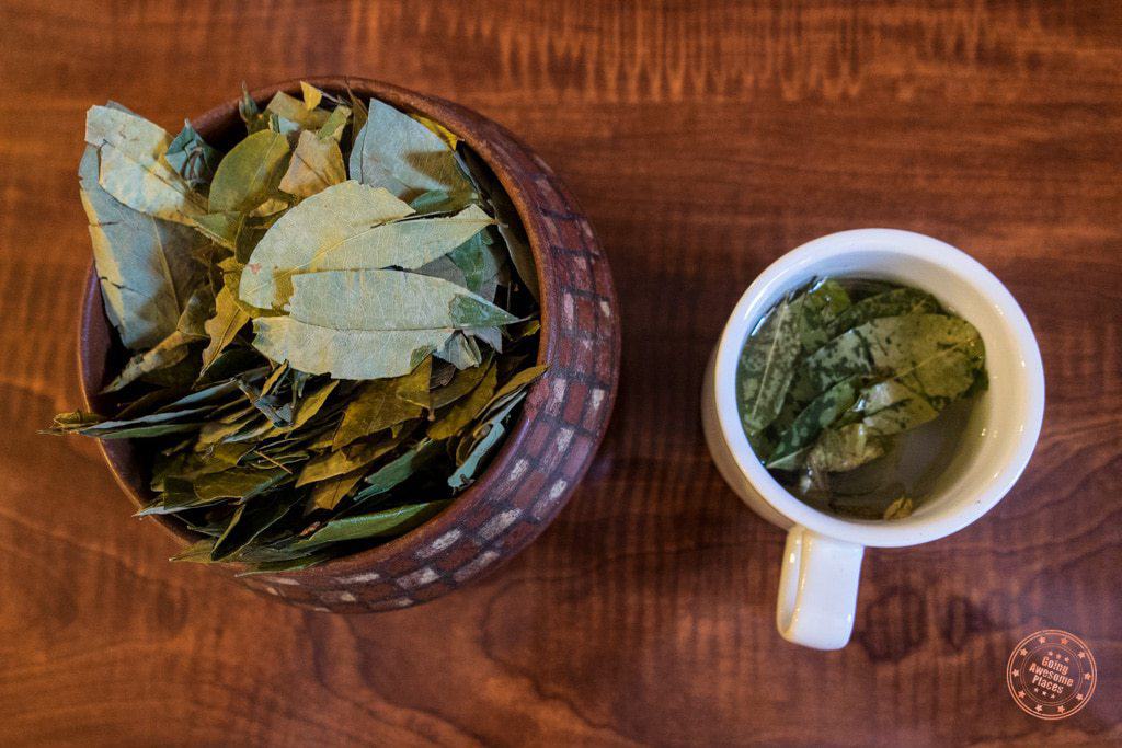 Coca Tea in Cusco