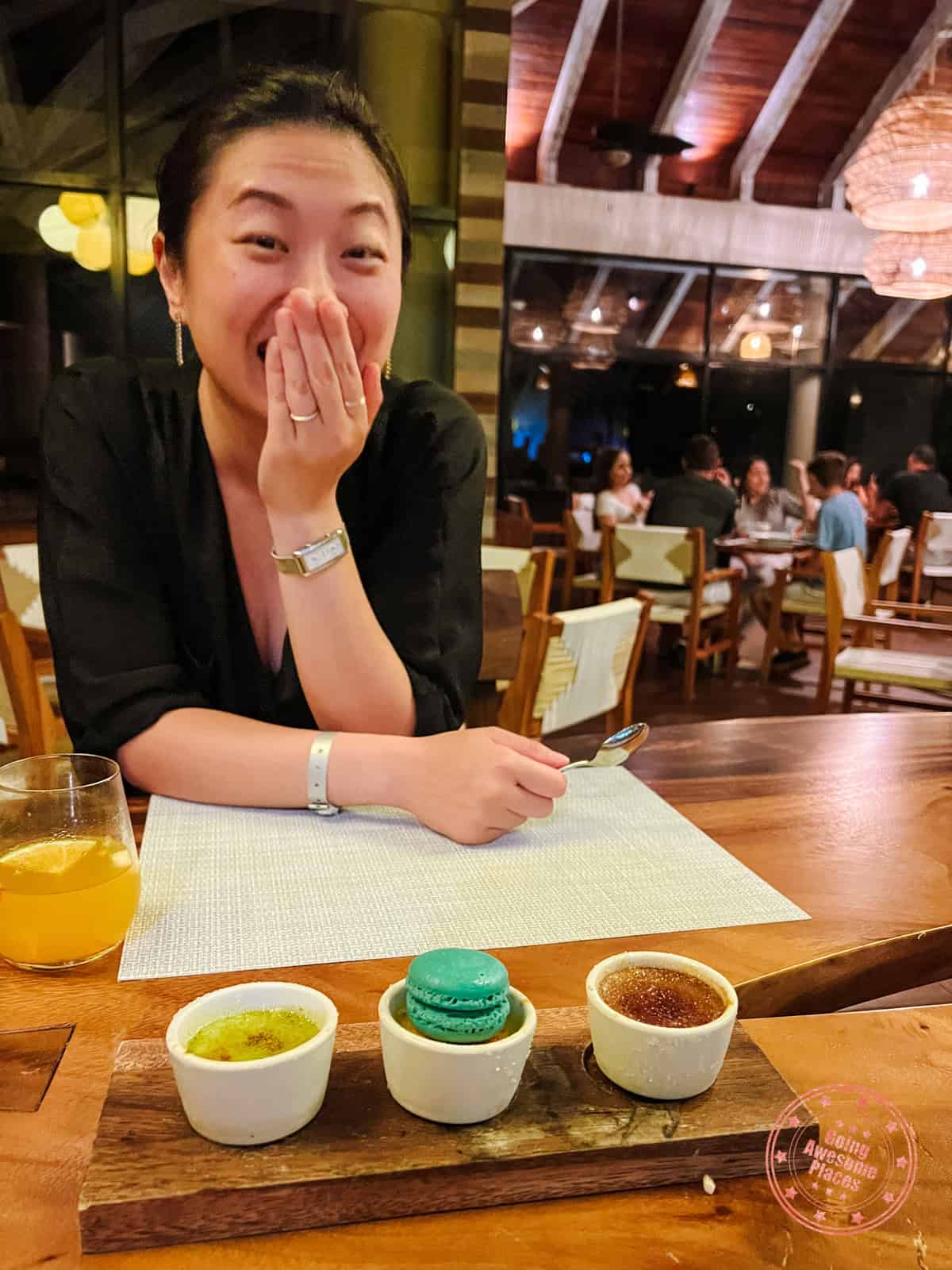 creme brulee desert at westin reserva conchal