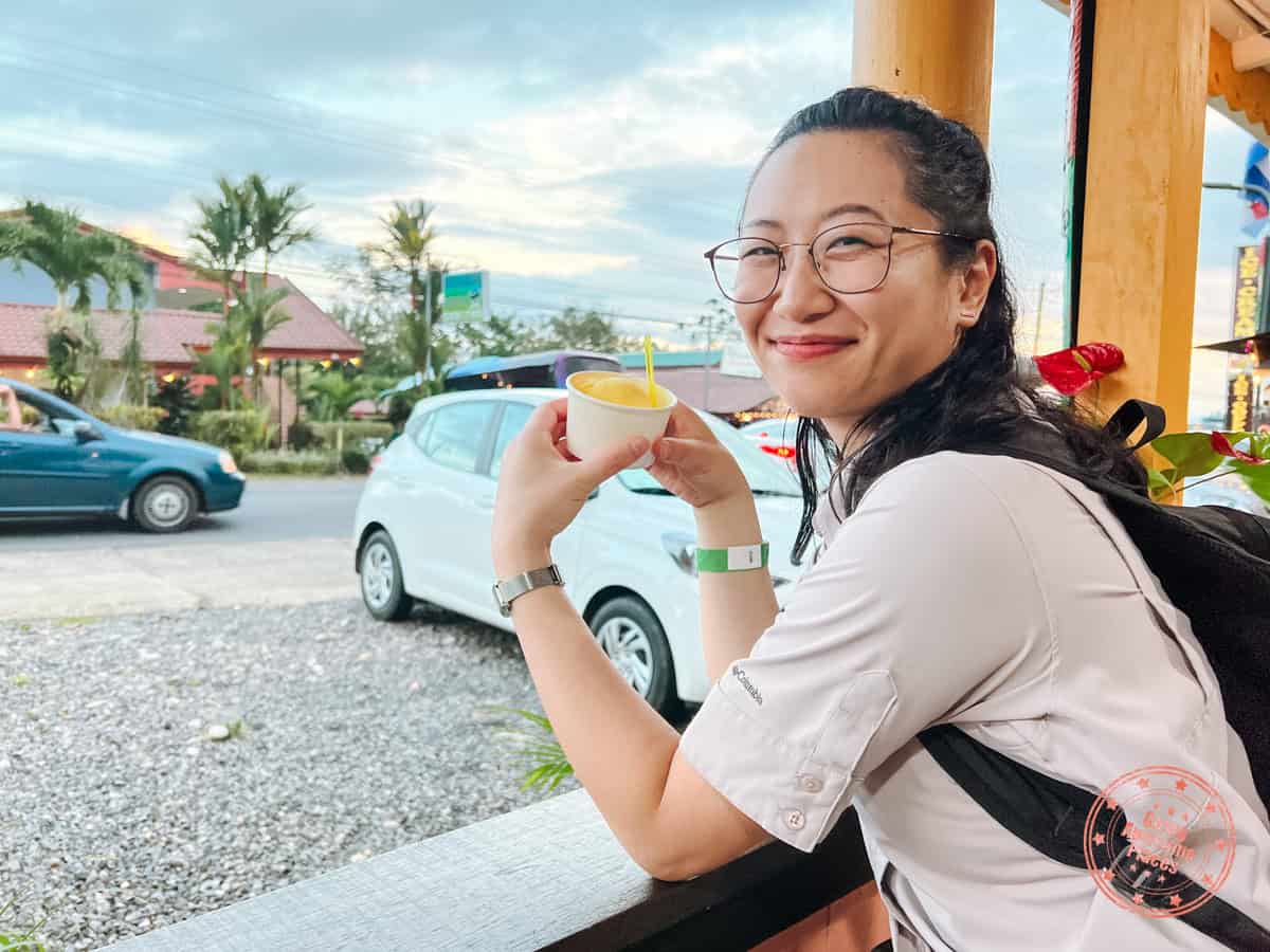 ice cream at la fortuna