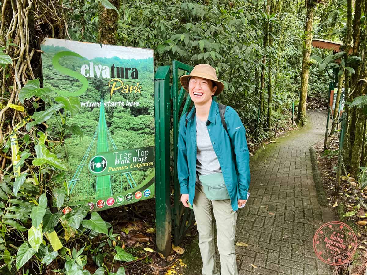 selvatura park tree top walk ways entrance
