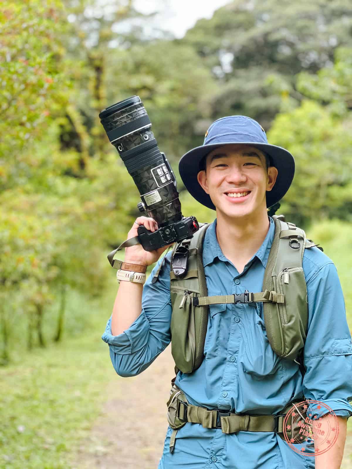 will with om system 150-400mm lens at curi cancha in monteverde