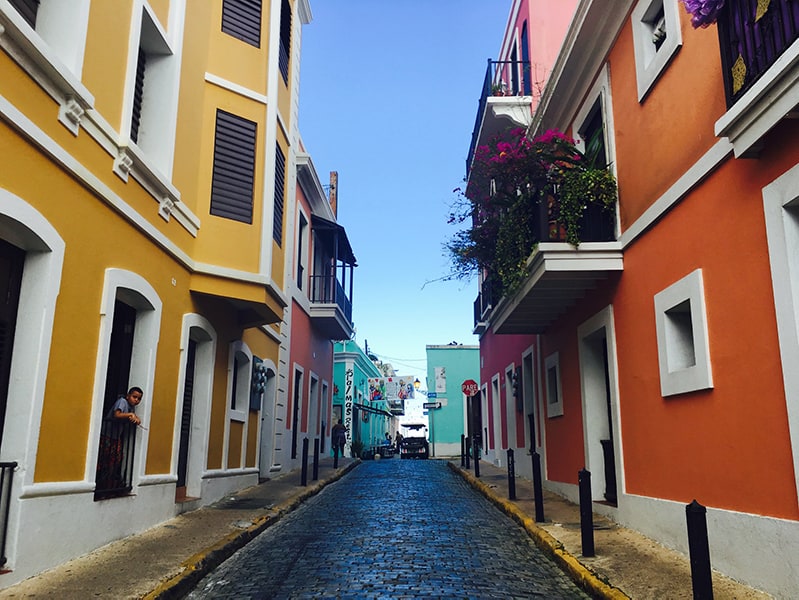 Colorful Buildings in San Juan Puerto Rico