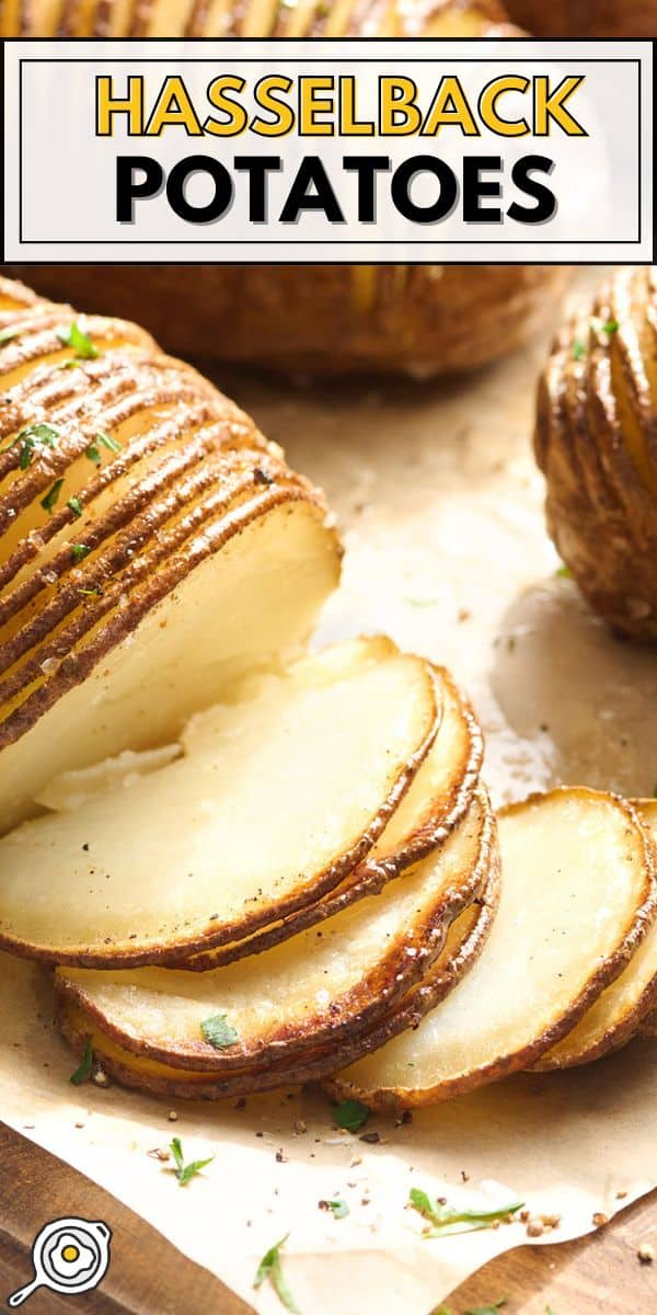 hasselback potatoes pin image