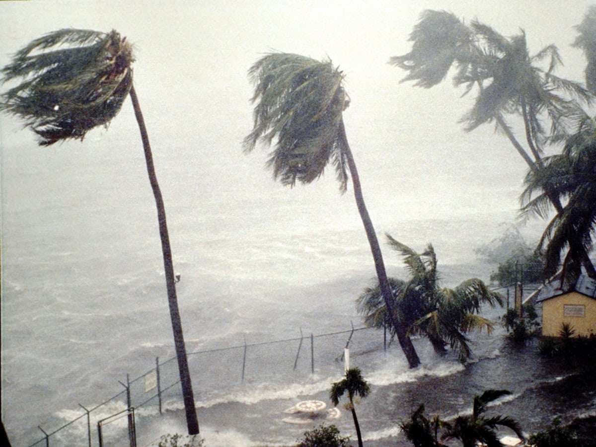 hurricane blowing through puerto rico