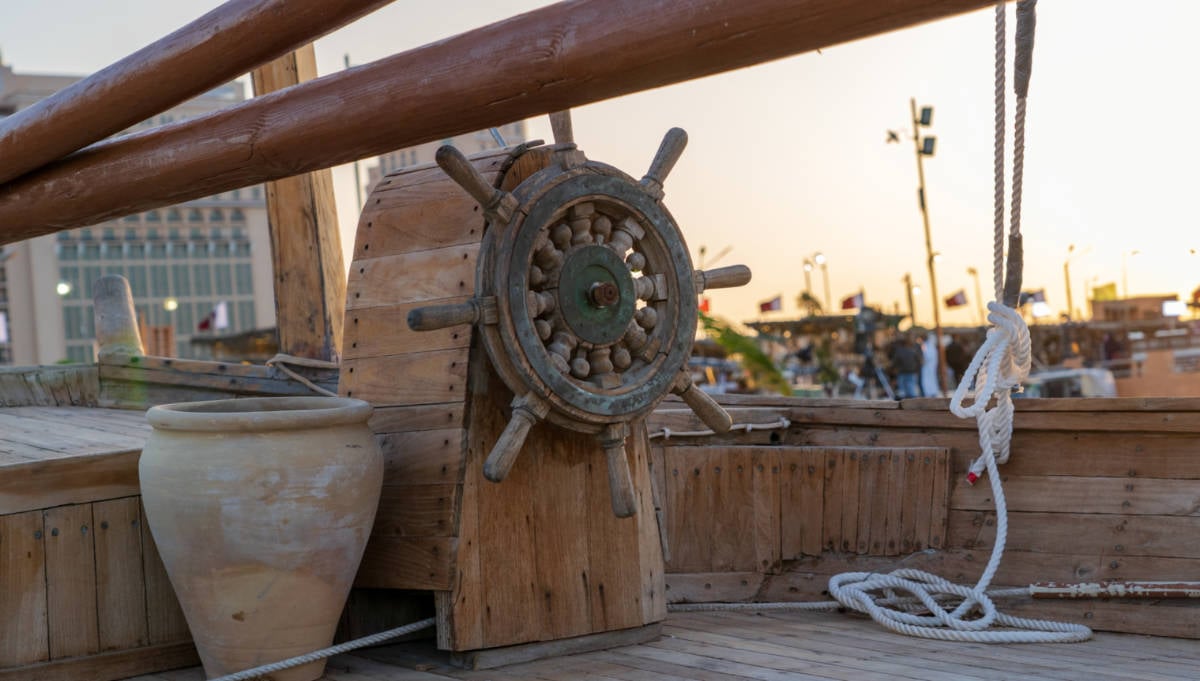 Classic Wooden Steering Wheel