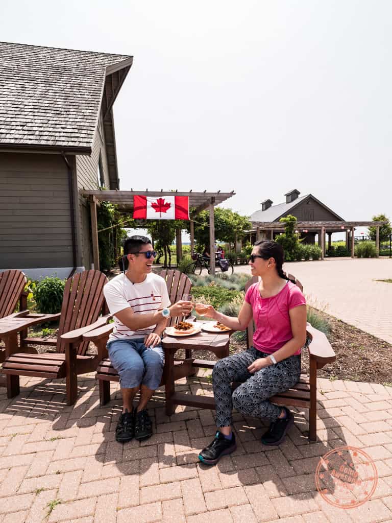 inniskillin market grill lunch outdoor patio
