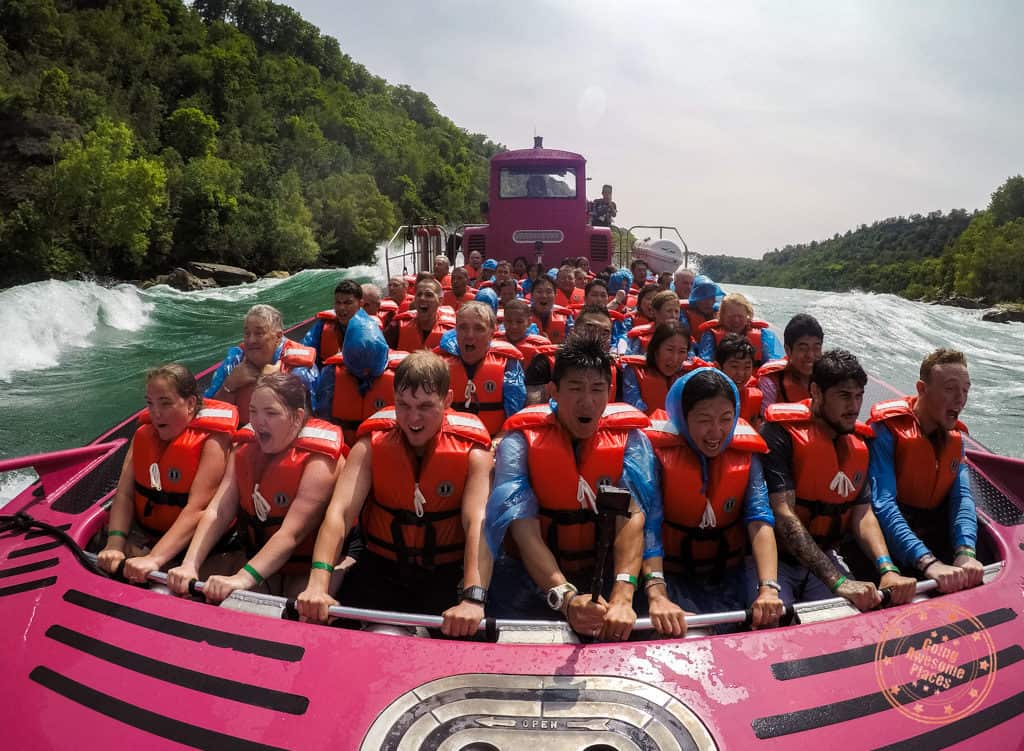 whirlpool jet boat point of view of the rapids
