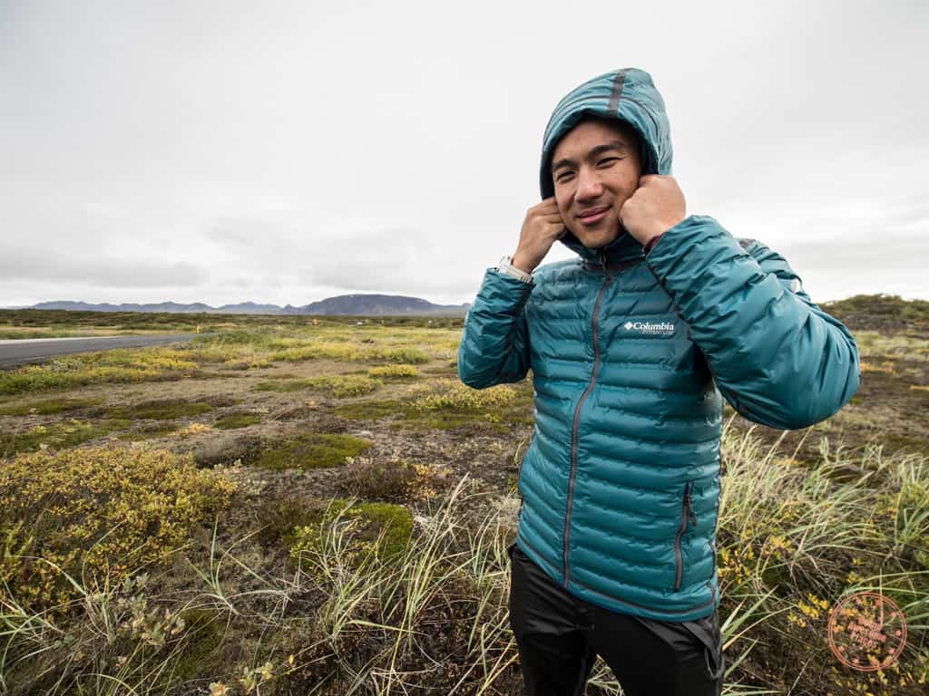 columbia waterproof jacket in iceland packing list
