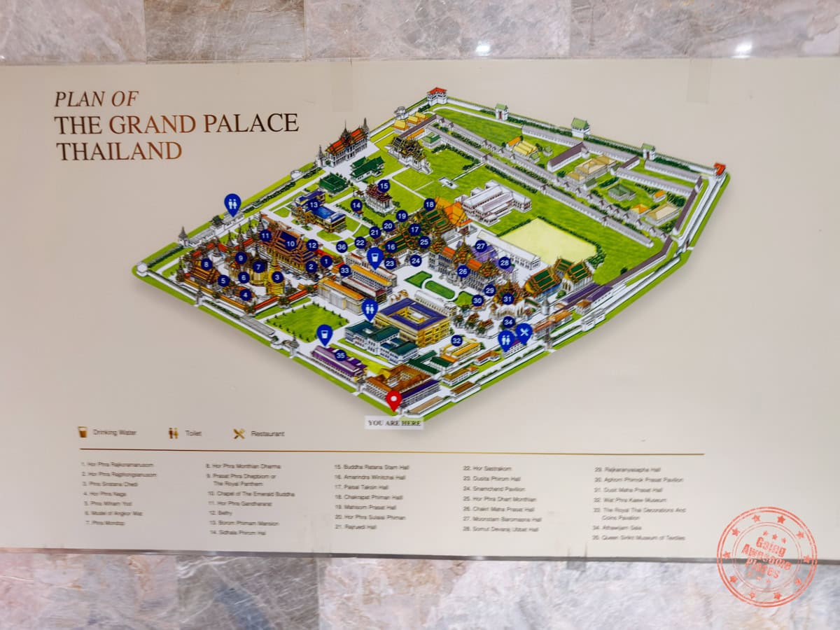 grand palace grounds map