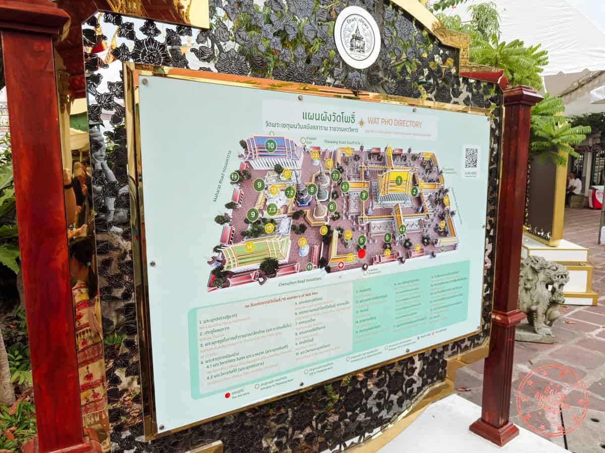 map of wat pho complex