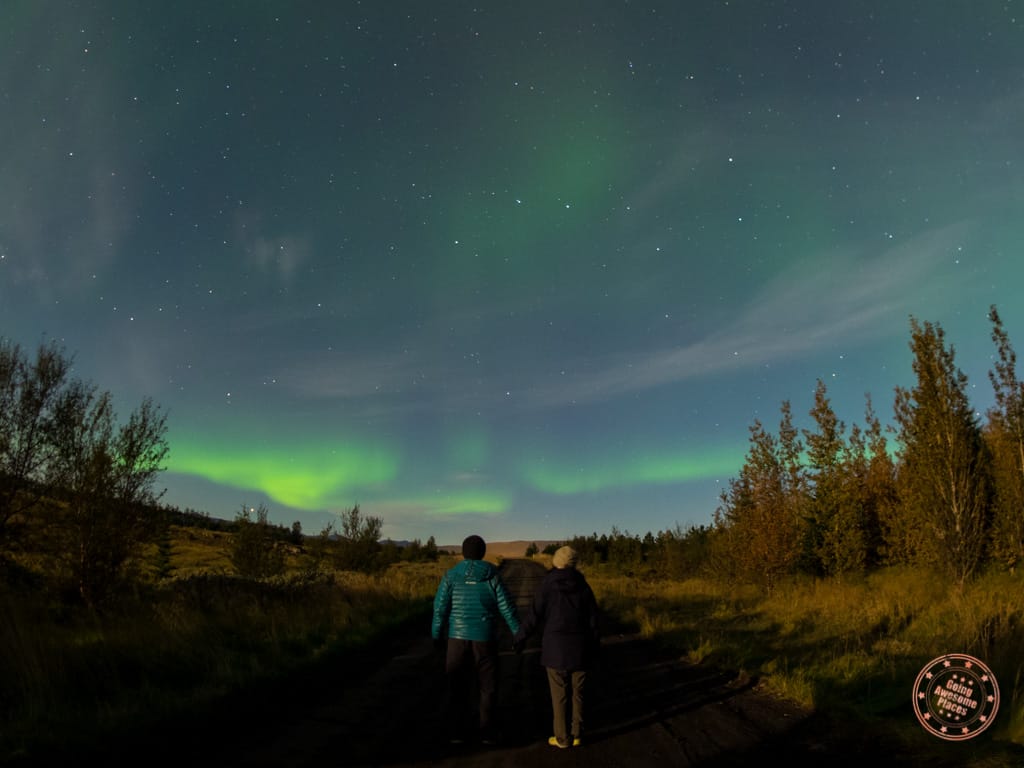what to wear in the winter in iceland while watching northern lights