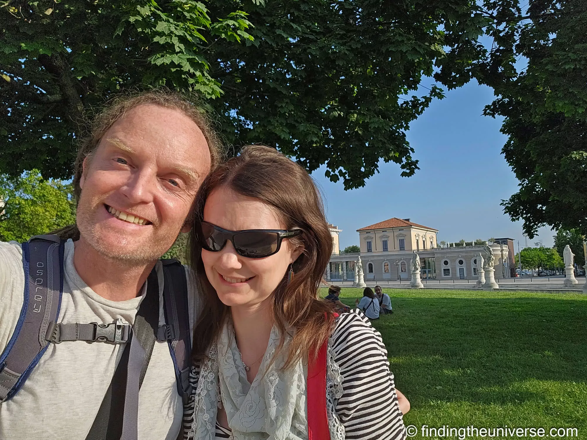 Laurence and Jess on a day out in Padua