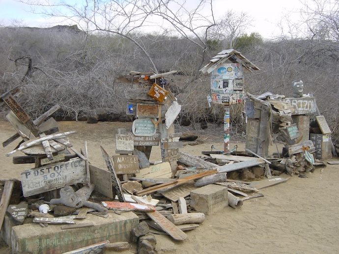 Post_office-Bay in Floreana Island Galapagos