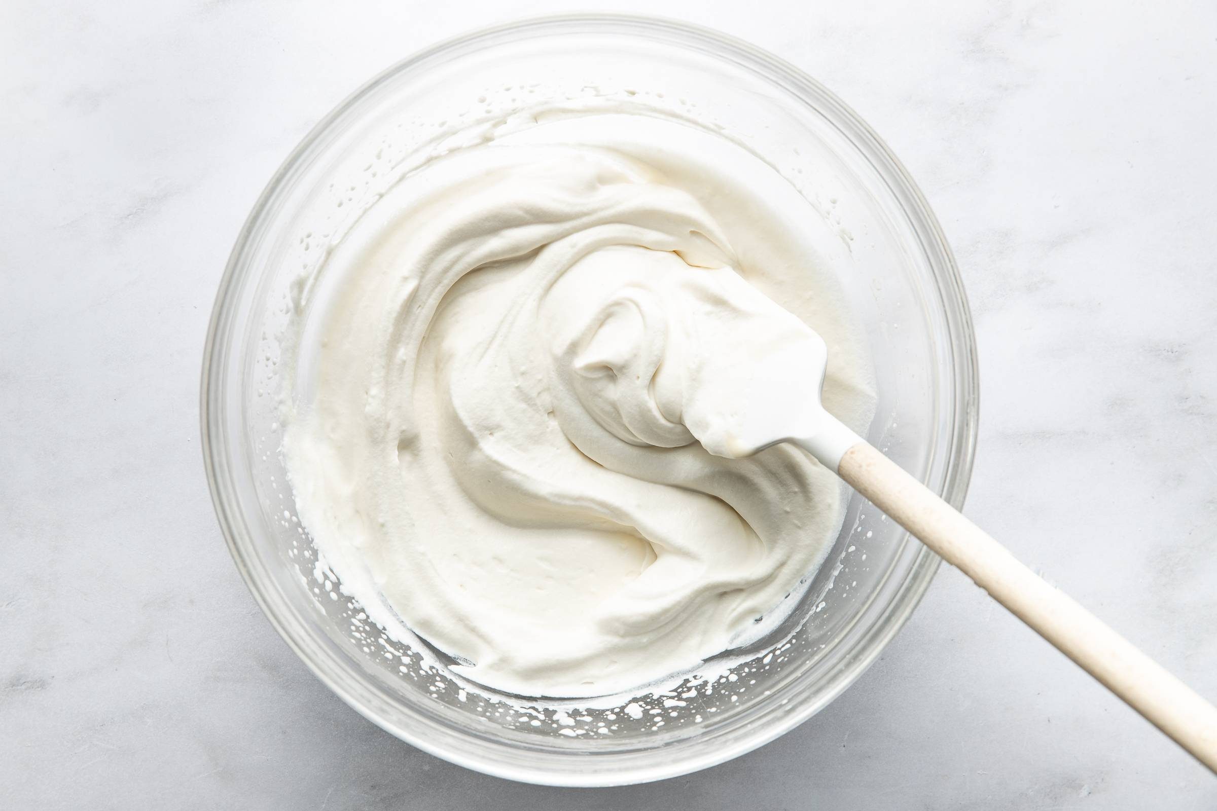 Making cream cheese whipped cream.