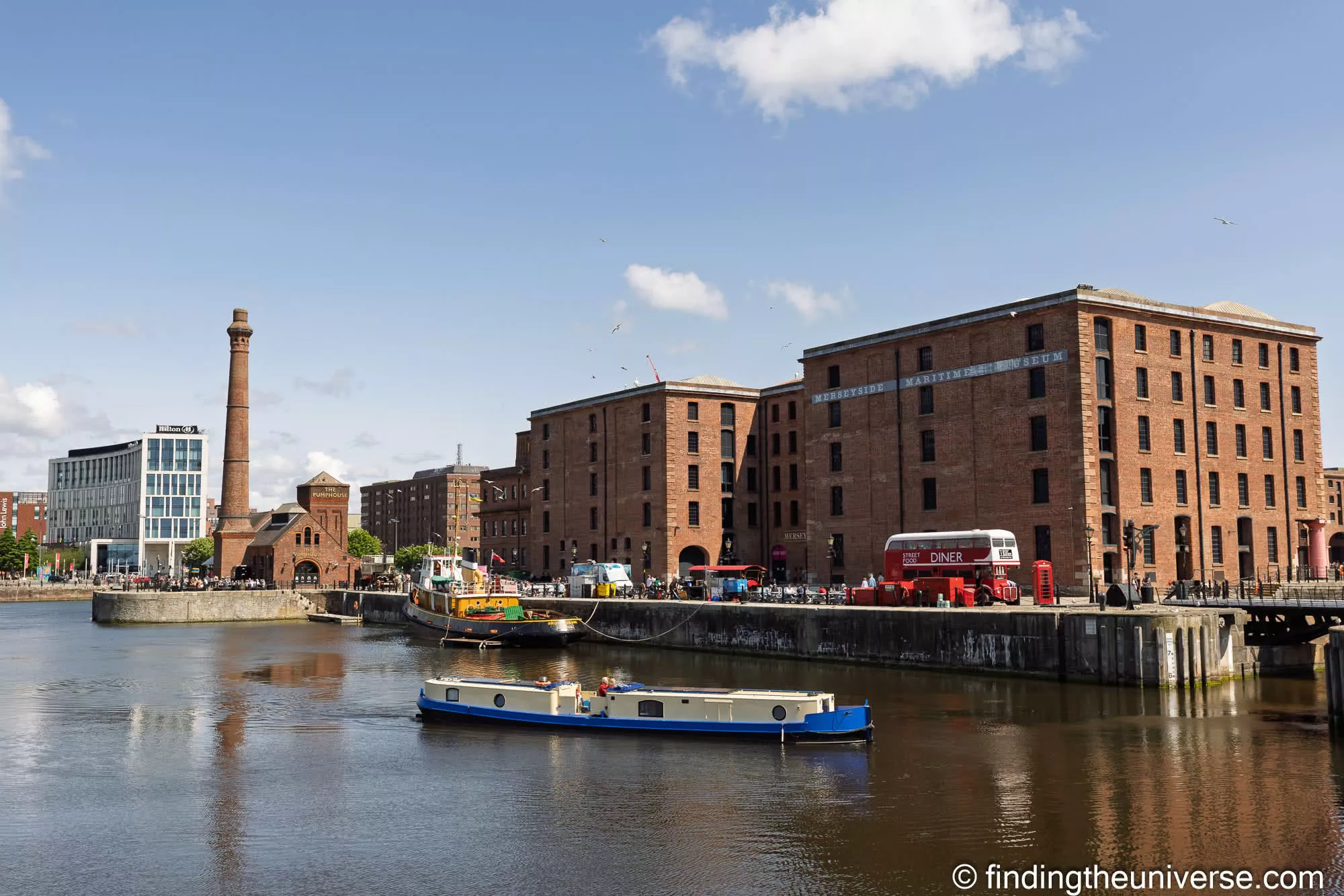 Waterfront and Pumphouse at the Royal Albert Dock, Liverpool