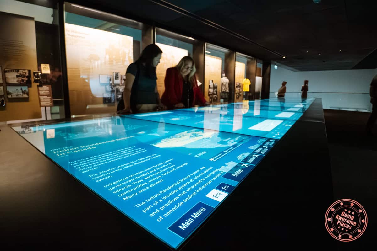 interactive education displays at cmhr