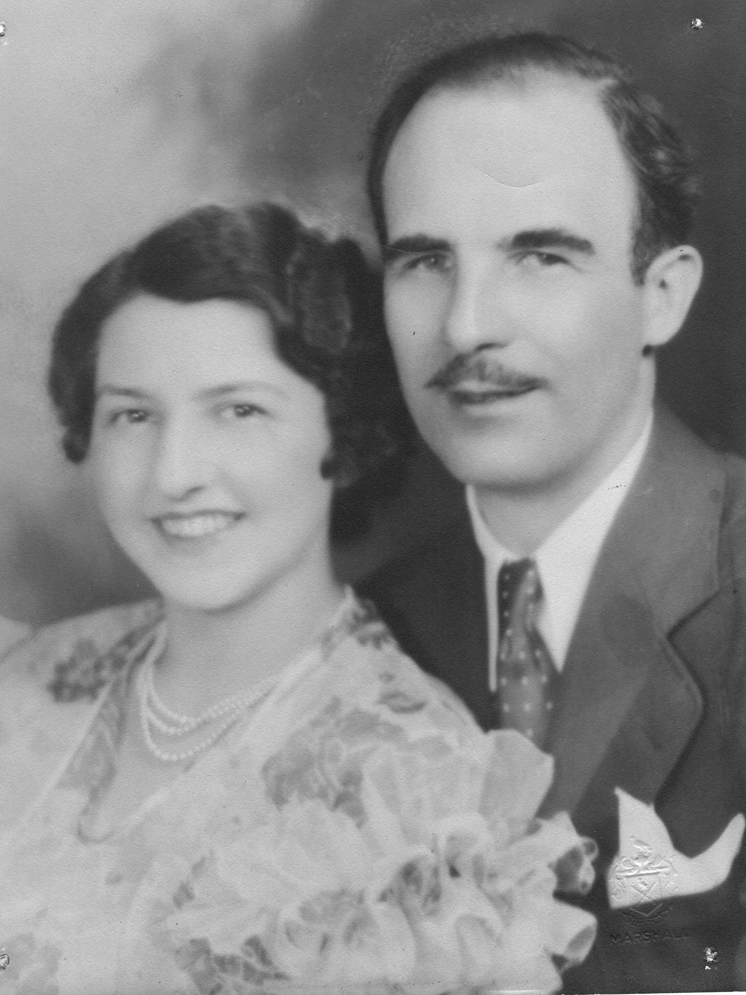 Werner and Elsie Wedding day