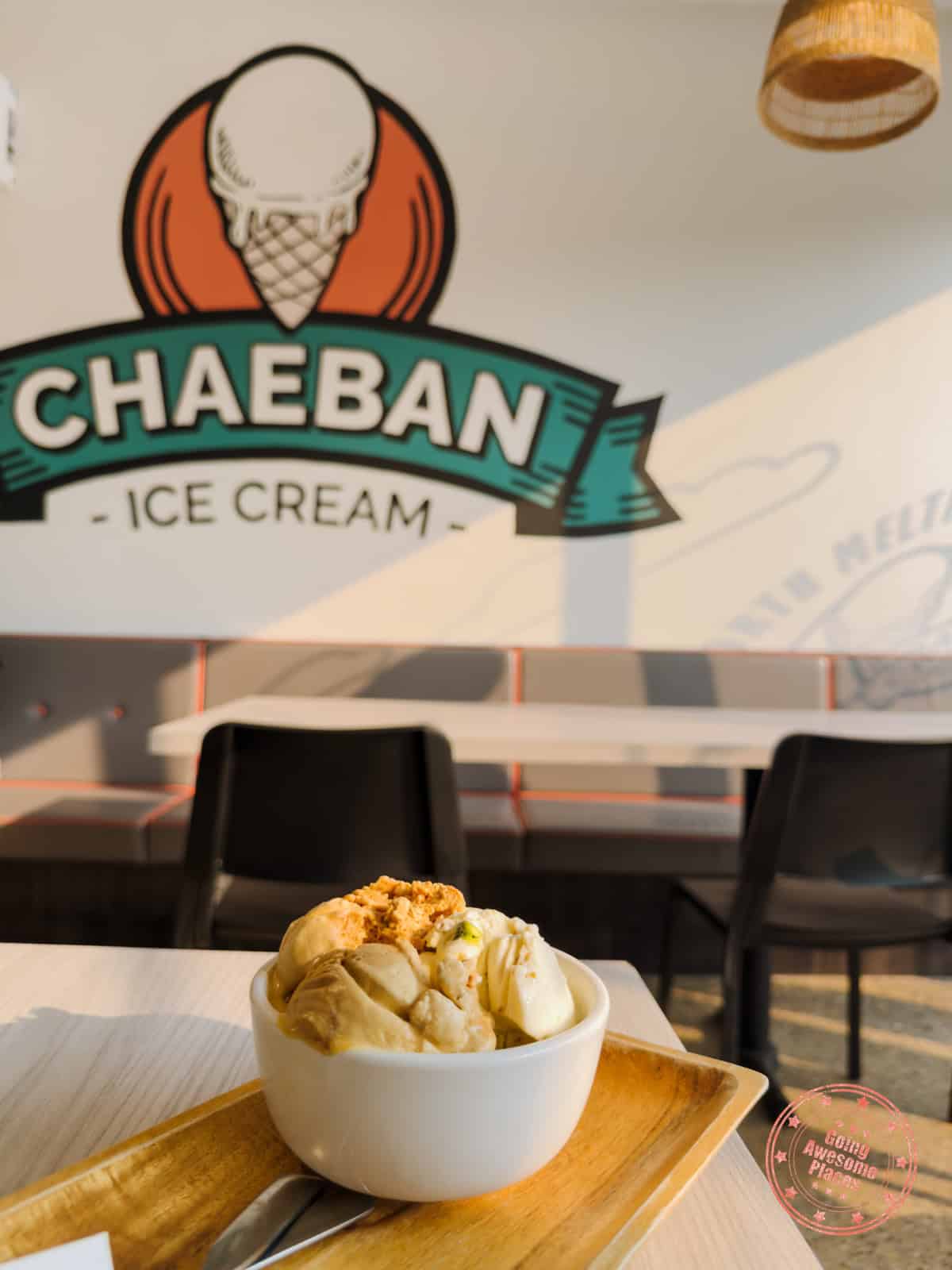 Delicious ice cream served at Chaeban Ice Cream in Winnipeg.